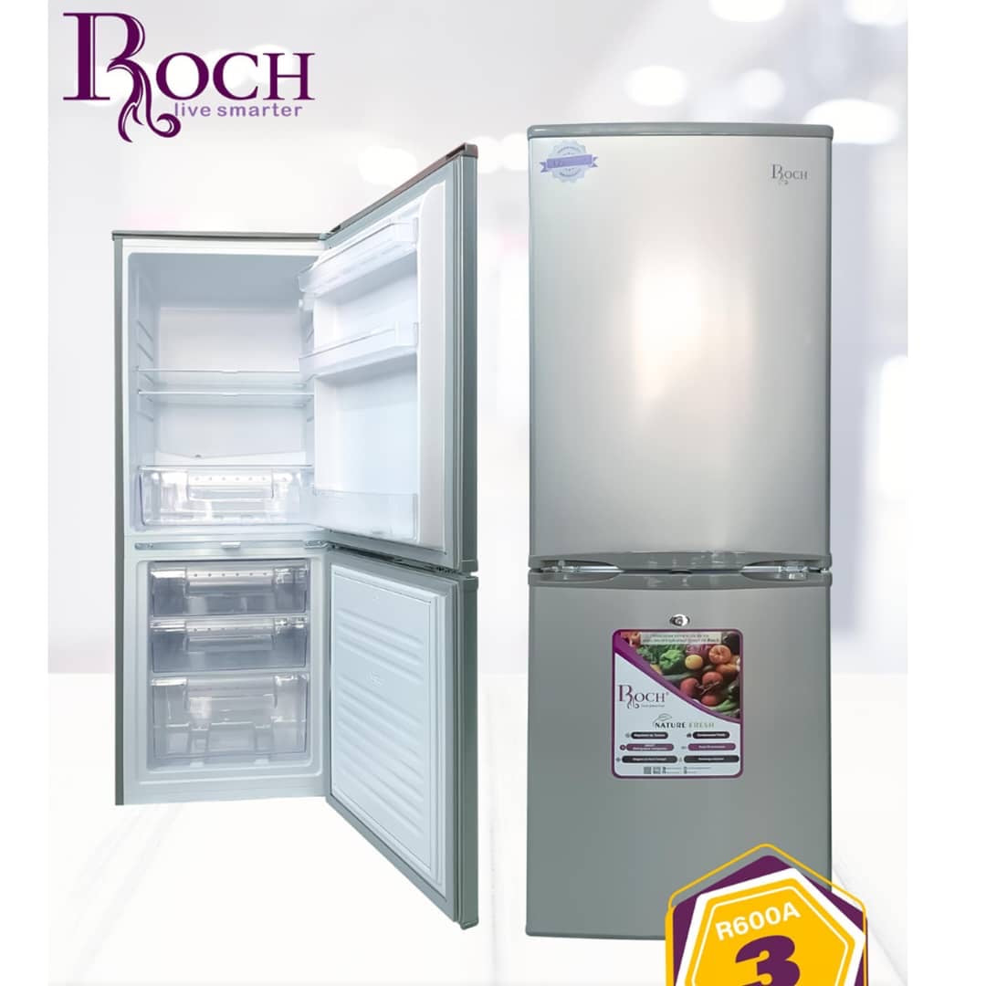 REFRIGERATEUR ROCH COMBINE 3 TIROIRS
260LITRES GRIS RFR260DB