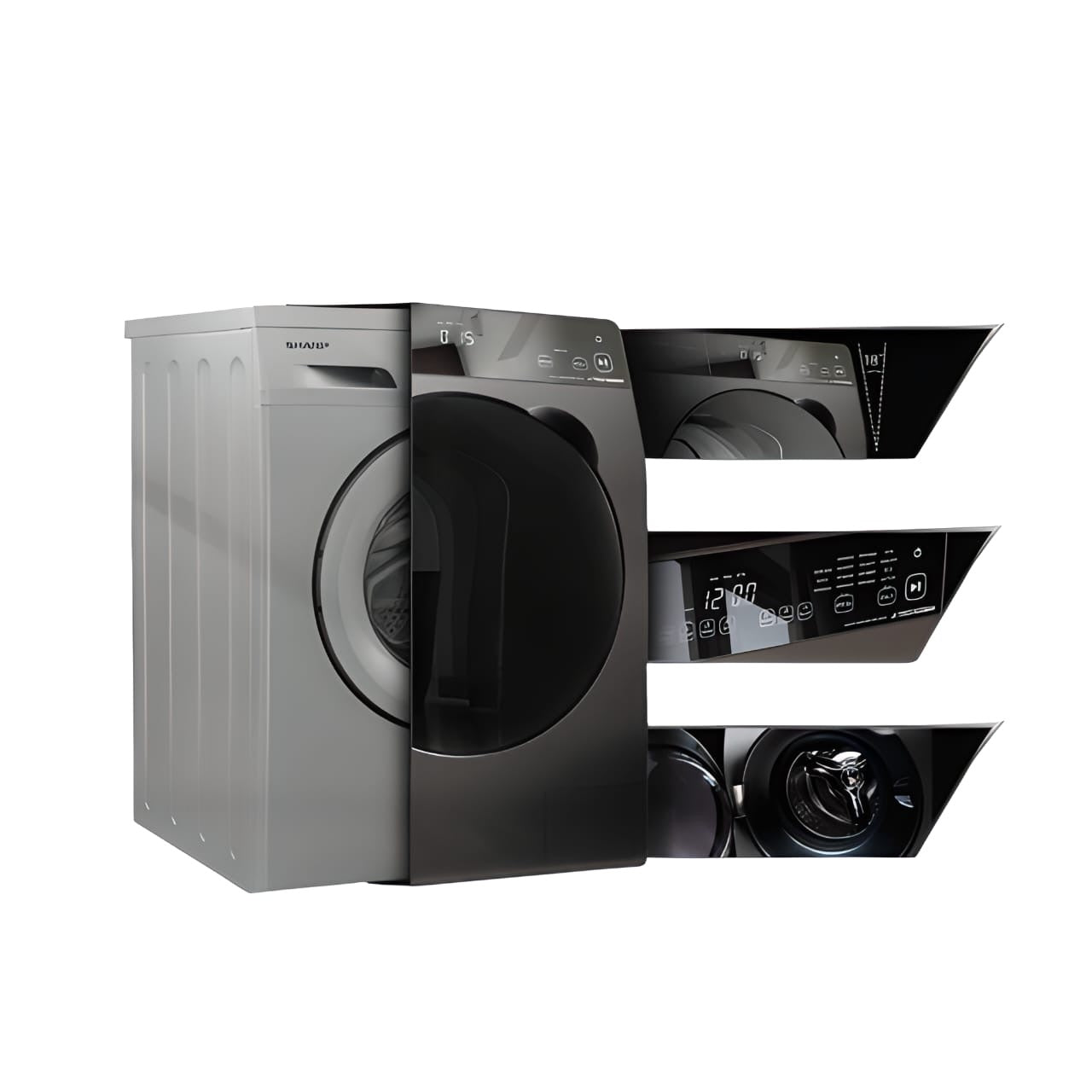 MACHINE A LAVER SHARP 12KG PRO INVERTER
GRIS NOIR ESFP1252KJZS