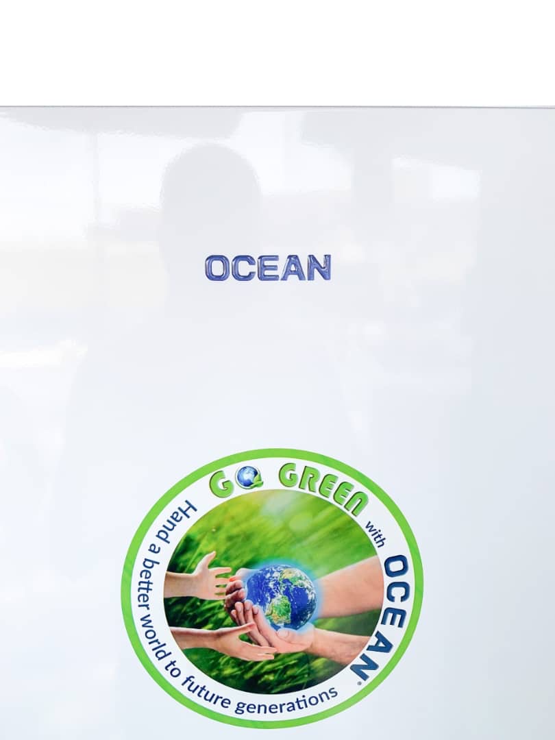 CONGELATEUR OCEAN VERTICAL 377LITRES
7TIROIRS PLAQUE ALUMINIUM BLANC
CVKT377TA+