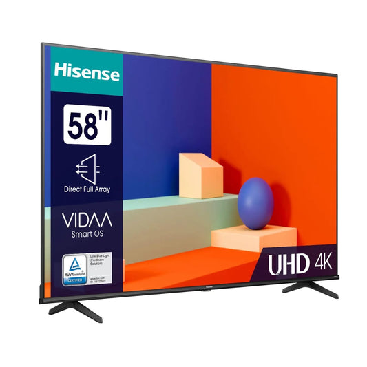 TELEVISEUR HISENSE 58" LED UHD 4K SMART
VIDAA 58A6K