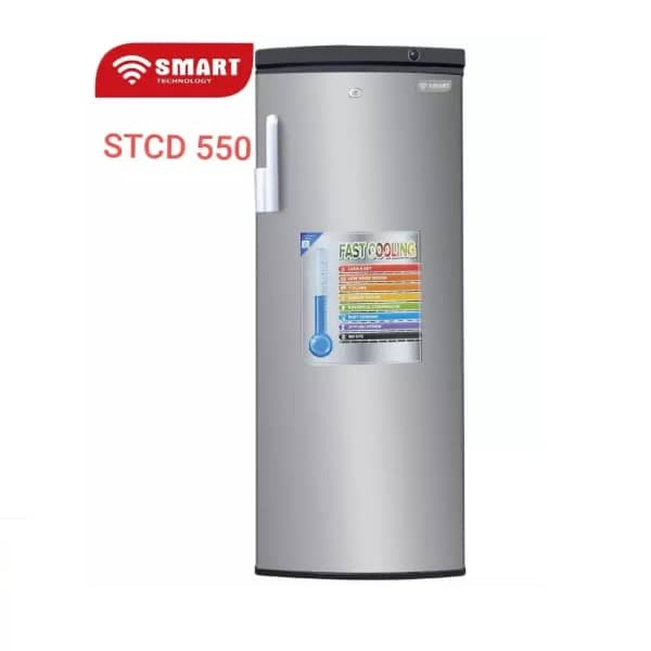 CONGELATEUR SMART TECHNOLOGY VERTICAL
7TIROIRS 280LITRES PLAQUE ALUMINIUM GRIS
STCD550