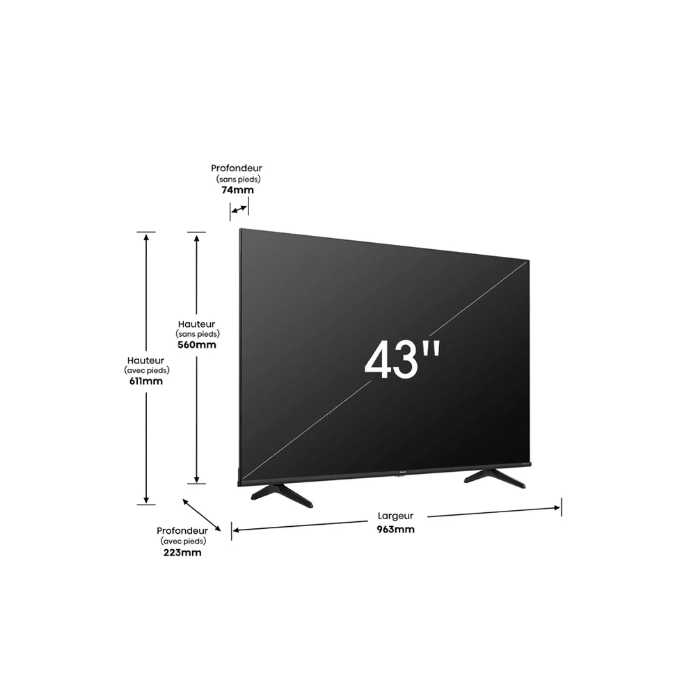 HISENSE TV 43A4K SMART VIDAA