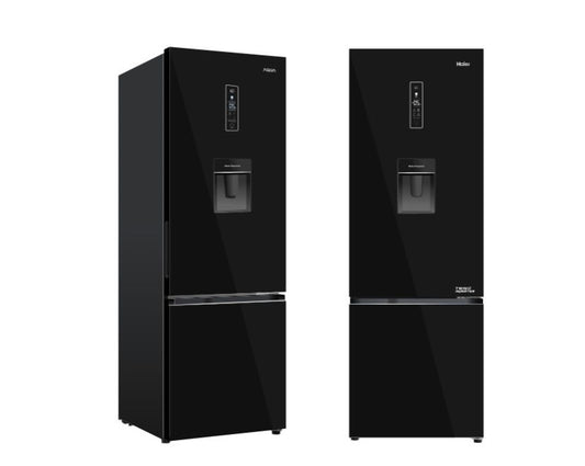 REFRIGERATEUR HAIER COMBINE AVEC
FONTAINE NOIR HRF-B379