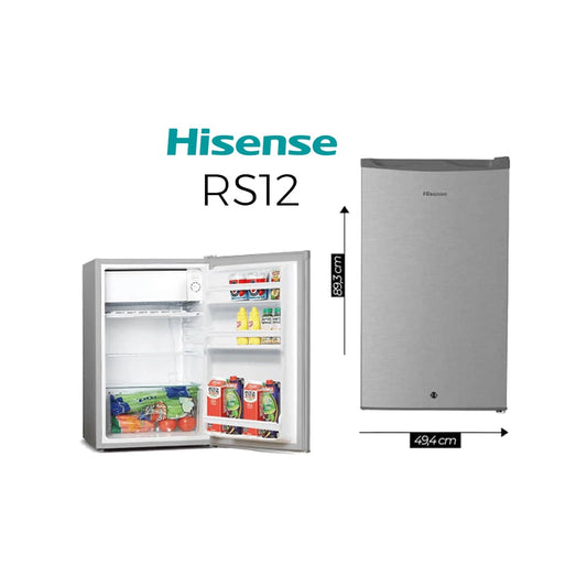 REFRIGERATEUR HISENSE BAR 92LITRES SILVER
RS12DR4HA