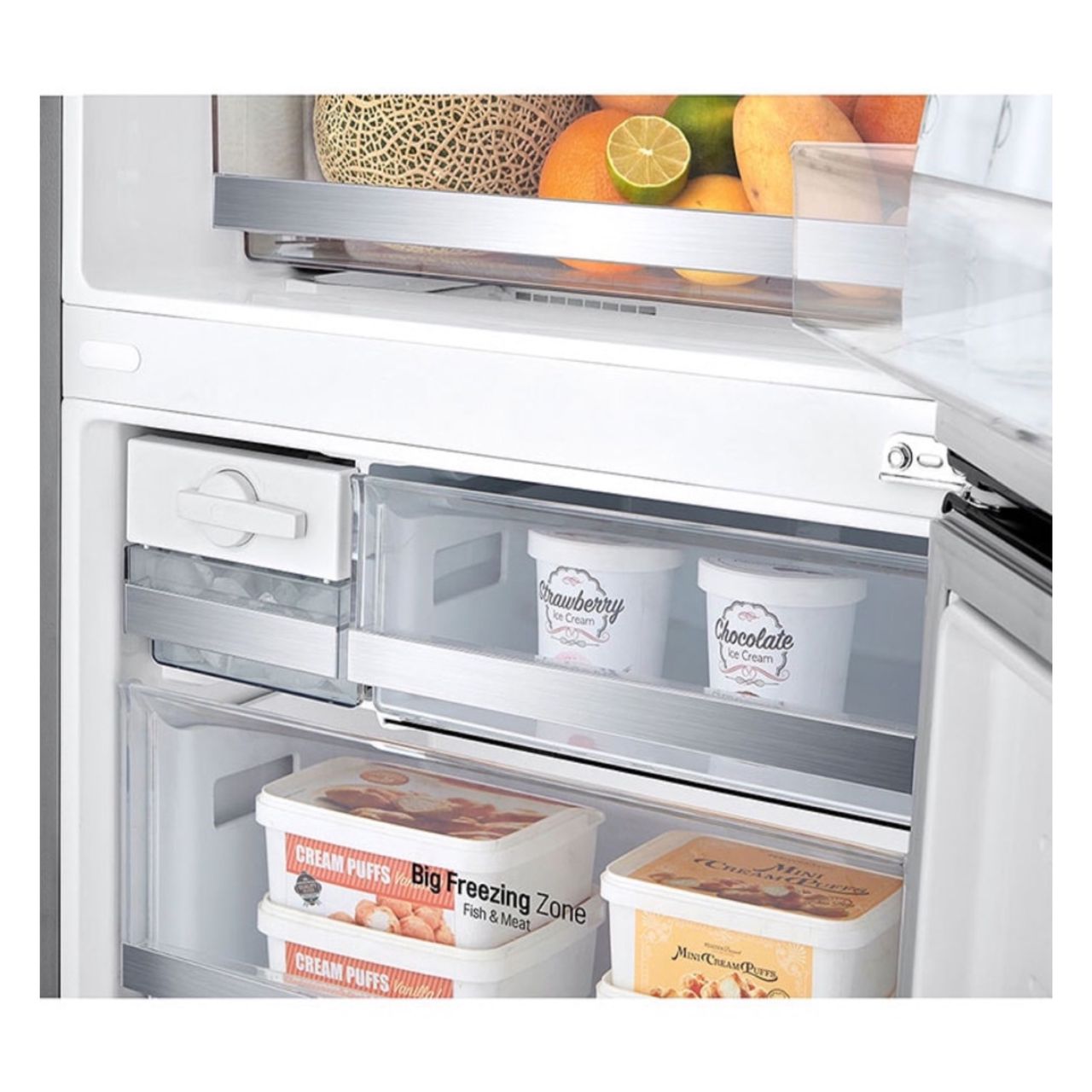 REFRIGERATEUR LG COMBINE 3TIROIRS AVEC
FONTAINE GRIS GCF689BLCM