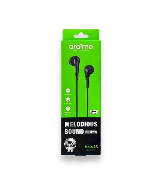 Oraimo Halo 2S Écouteurs Filaire OEP-E21P