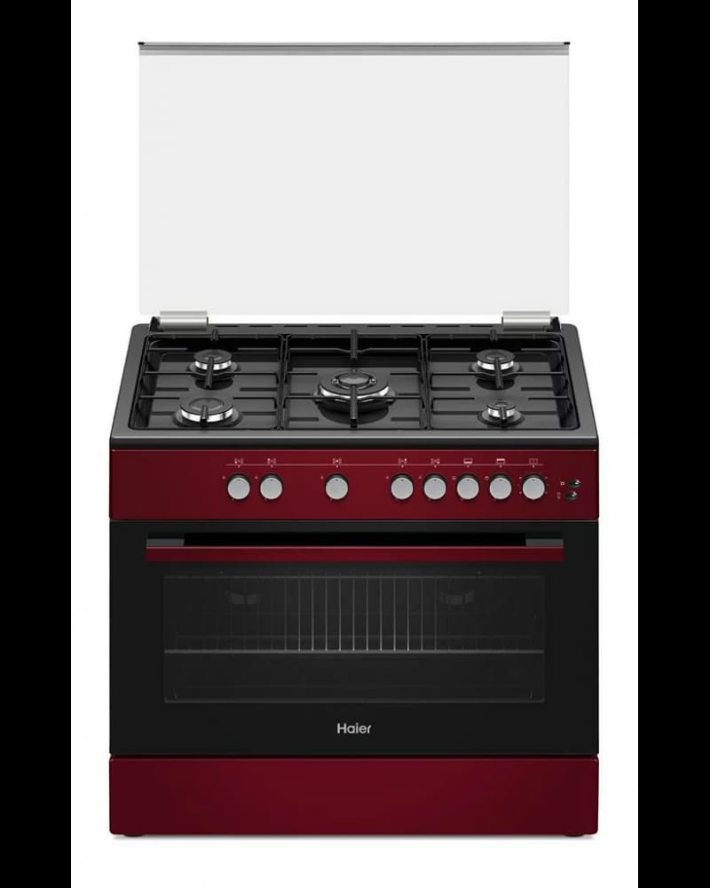 CUISINIERE HAIER 5FEUX 90X60 A GAZ ROUGE