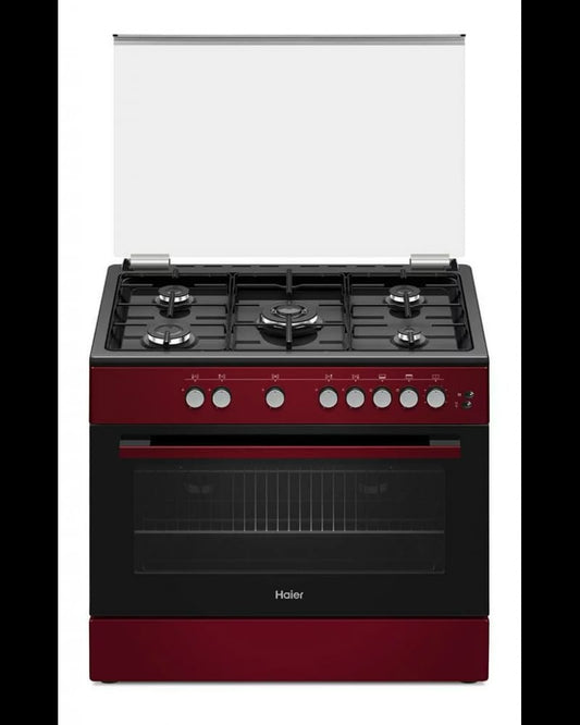 CUISINIERE HAIER 5FEUX 90X60 A GAZ ROUGE
