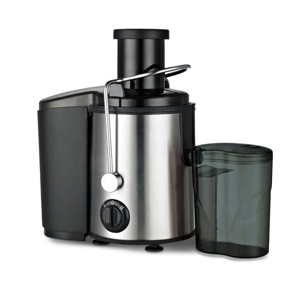 Extracteur de jus DECAKILA KEJC010B – moteur 350W, design compact noir, silencieux, idéal pour jus naturels maison.
