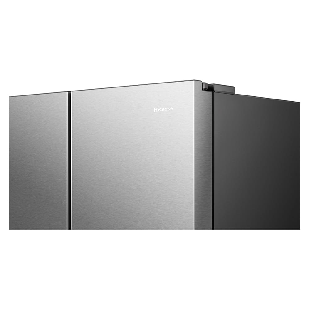 REFRIGERATEUR HISENSE SIDE BY SIDE 4PORTES
628L AVEC FONTAINE INVERTER WIFI INOX
RS82WS4S