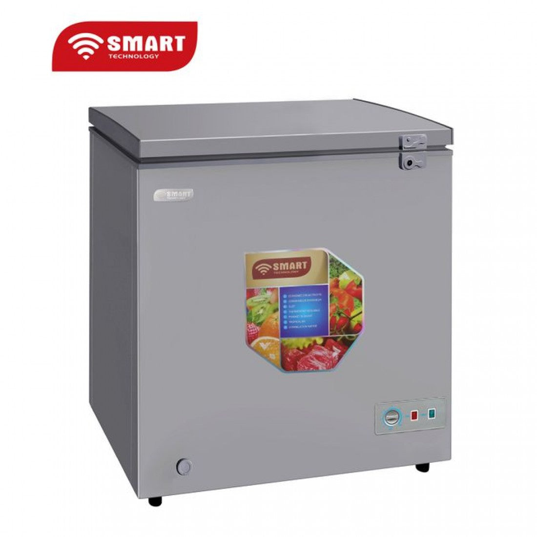 CONGELATEUR SMART TECHNOLOGY
HORIZONTAL 150LITRES GRIS STCC255