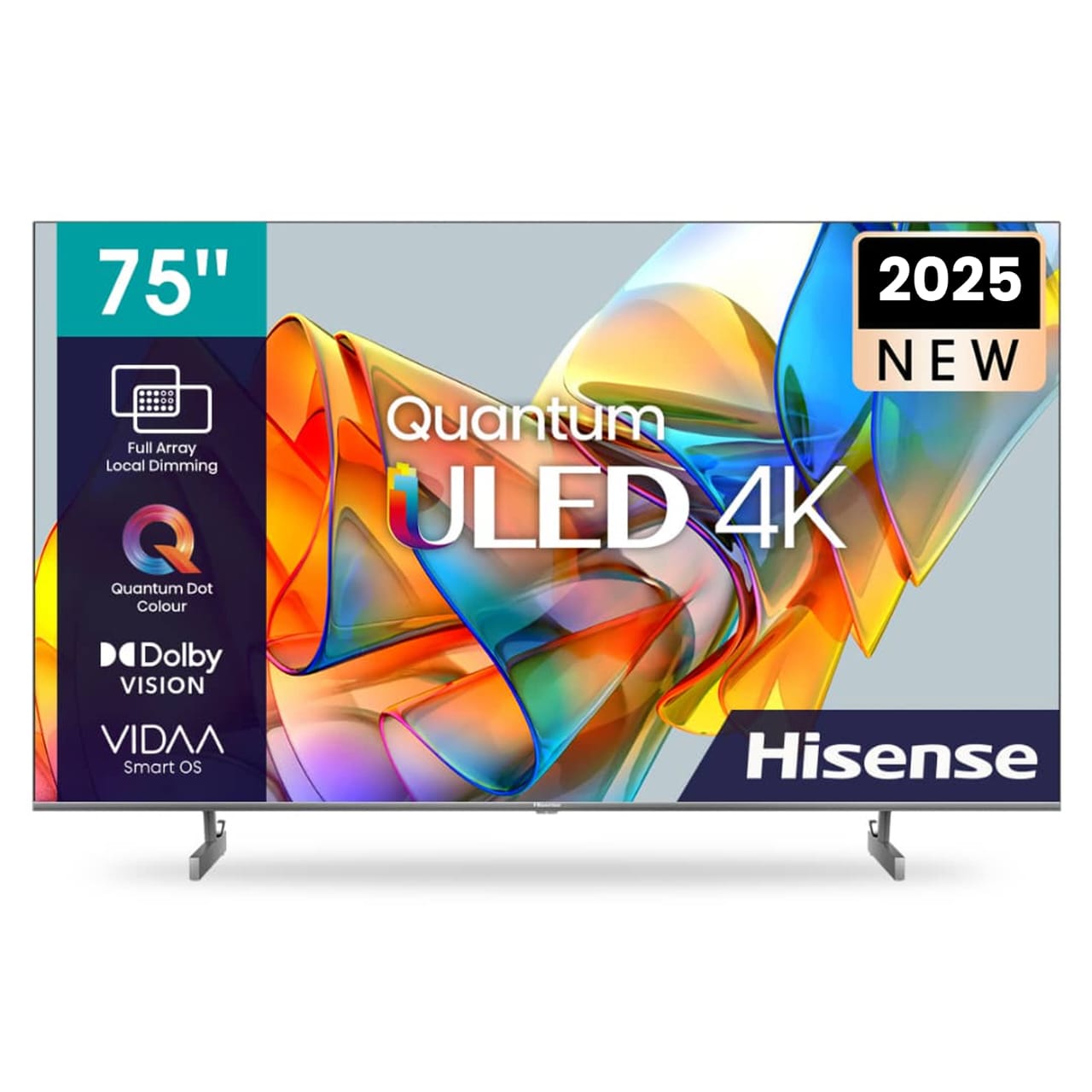 TELEVISEUR HISENSE 75"SMART VIDAA ULED
QUANTUM DOT 4K 75U7H