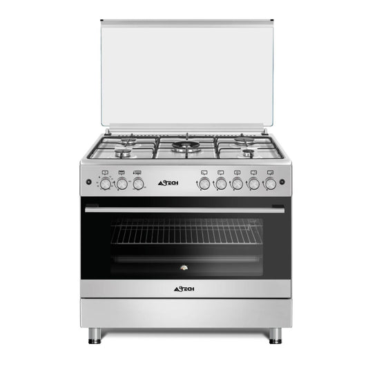 CUISINIERE ASTECH 5FEUX 90X60 A GAZ AVEC
FOUR A GAZ MINUTERIE FULL OPTION INOX
CK92CRM