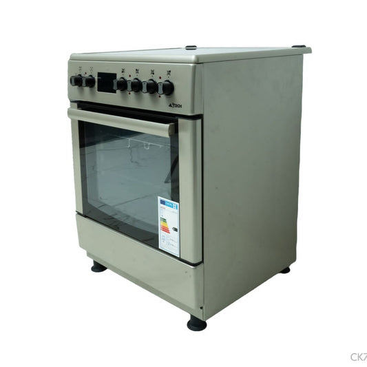 CUISINIERE ASTECH 4FEUX 60X60 ELECTRIQUE
AVEC FOUR ELCTRIQUE INOX CK78PLFOEL