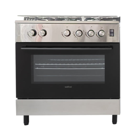 CUISINIERE TECHNOLUX 5FEUX 80X60 A GAZ
INOX TEC80