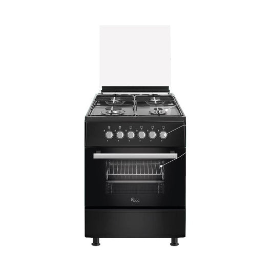 CUISINIERE CAC 4FEUX 60X60 NOIR CAC60