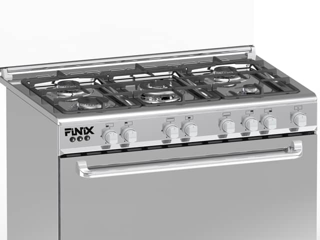 CUISINIERE FINIX 5FEUX 90X60 INOX G95NDM
(62V12T2G1X)