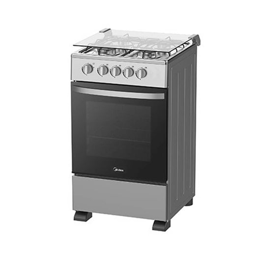 CUISINIERE MIDEA 4FEUX 50X55 GRIS 4G082S