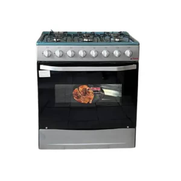 CUISINIERE ASTECH 6FEUX 80X60 A GAZ AVEC
FOUR A GAZ INOX CIS86MS