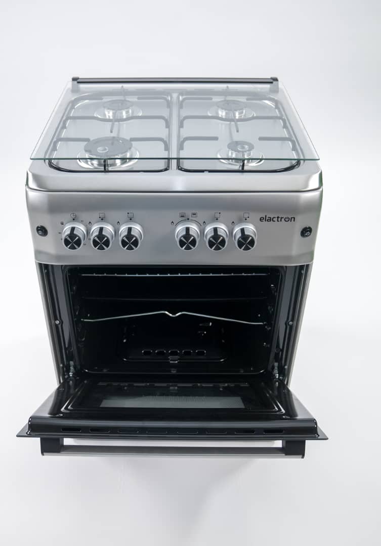 CUISINIERE ELACTRON 4FEUX 60X60 SEMI INOX
EL5757