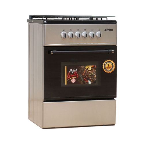CUISINIERE ASTECH 4FEUX 60X60 A GAZ AVEC
FOUR A GAZ GRIS CK6OLDRM