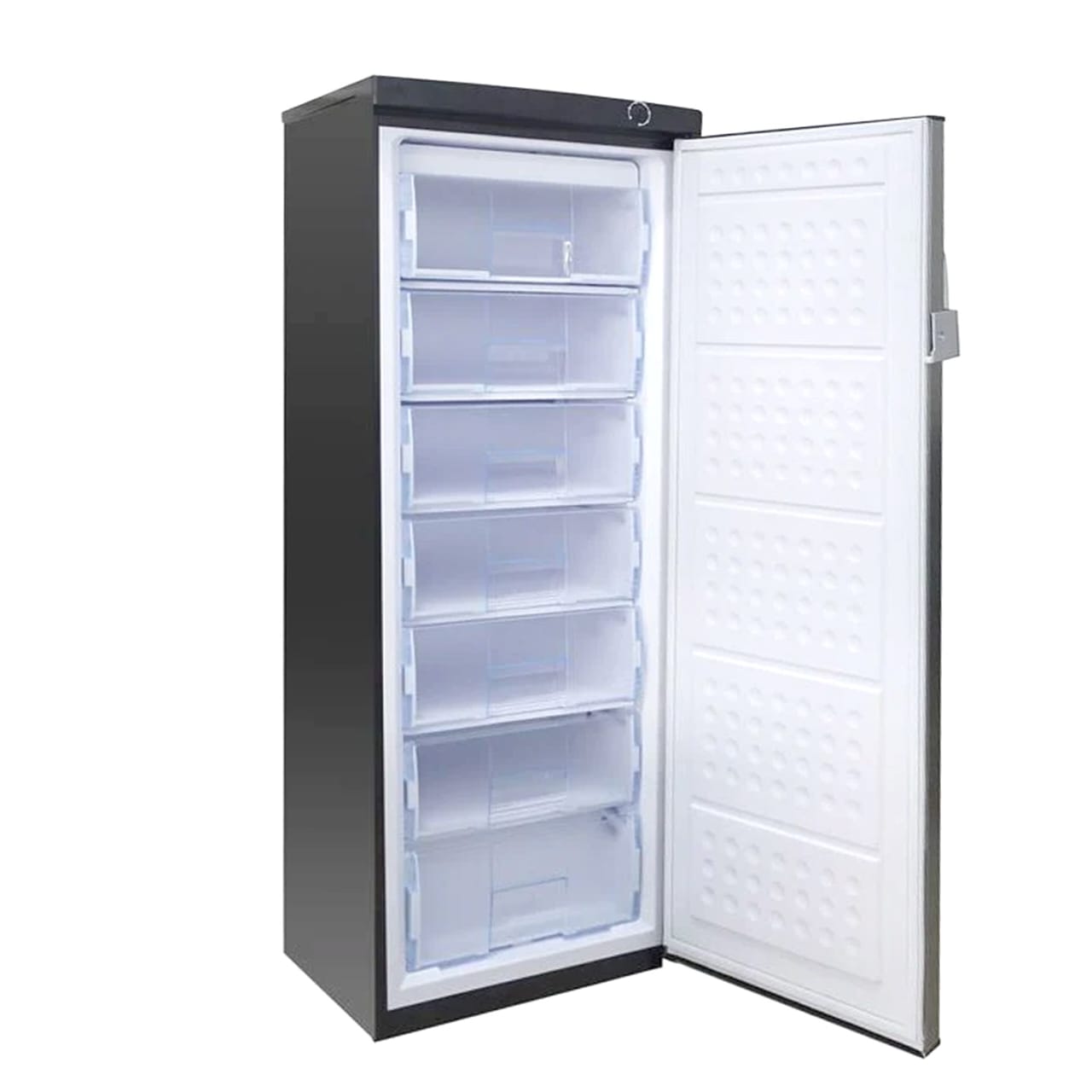 CONGELATEUR SMART TECHNOLOGY VERTICAL
7TIROIRS 280LITRES PLAQUE ALUMINIUM GRIS
STCD550