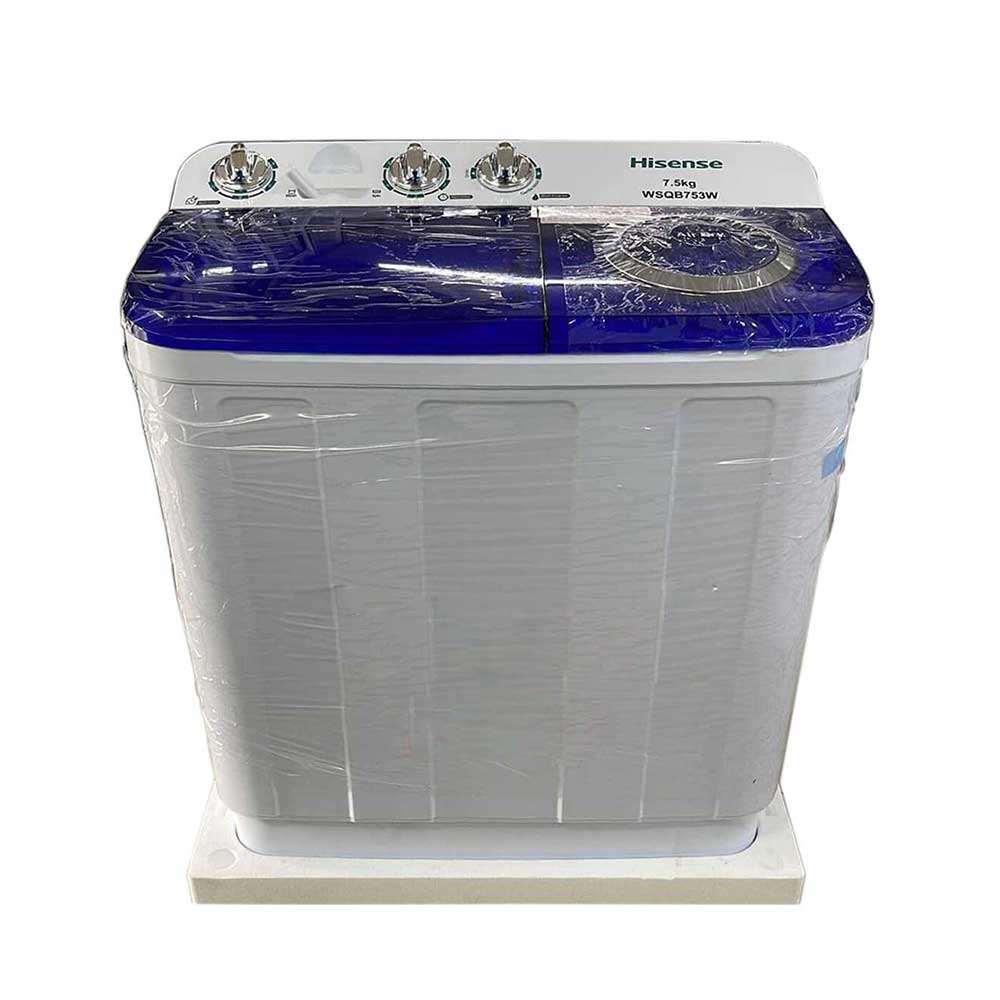 MACHINE A LAVER HISENSE 7KG SEMI
AUTOMATIQUE TWINTUB WSQB753W
