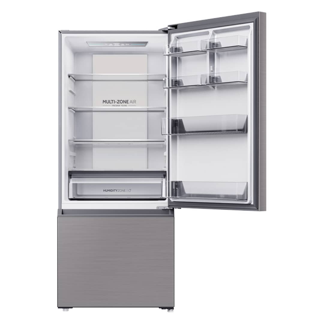 REFRIGERATEUR HAIER COMBINE 3TIROIRS
460LITRES GRIS HRF460BMS