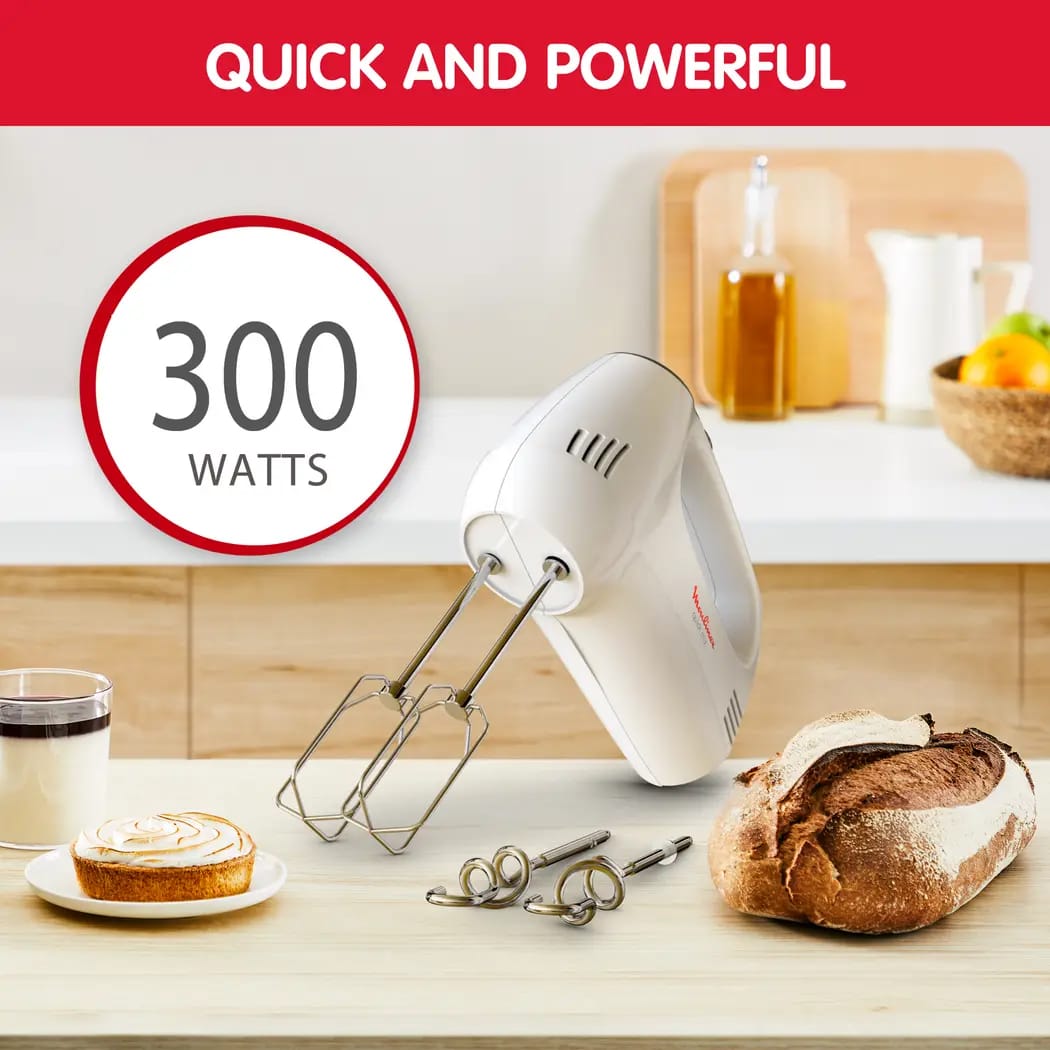 BATTEUSE MOULINEX QUICK MIX 300W
HM310B1