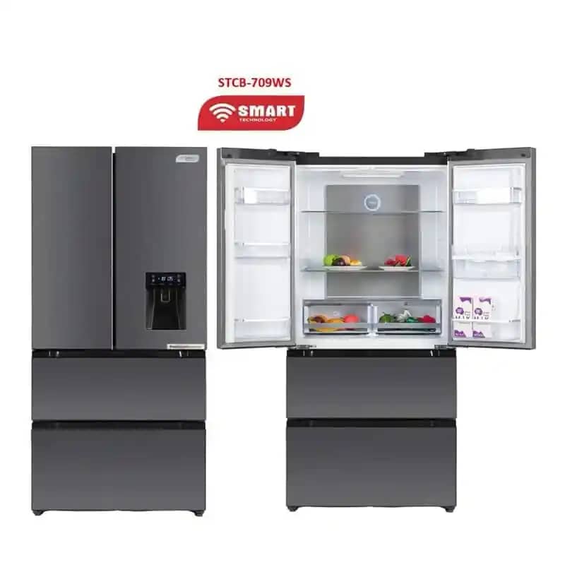 REFRIGERATEUR SMART TECHNOLOGY SIDE BY
SIDE 2TIROIRS + FONTAINE INVERTER
STCB709WS