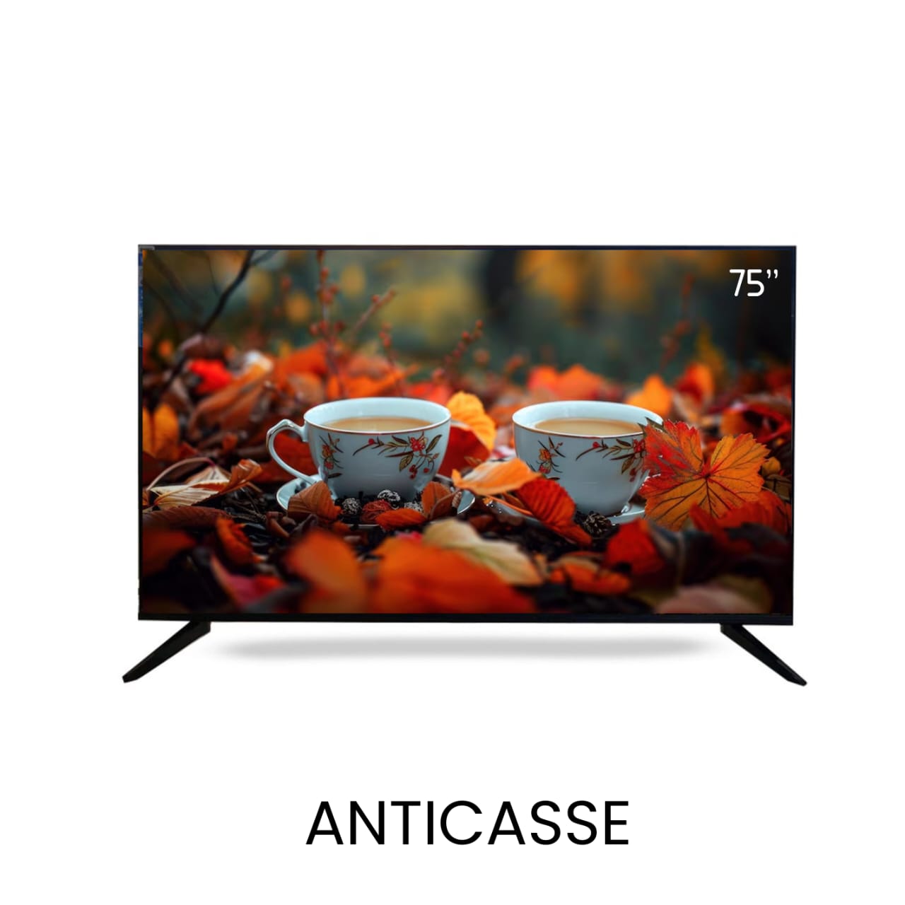TELEVISEUR WIWLIL 75" SMART ANDROID 4K
ULTRA HD ANTICASSE
