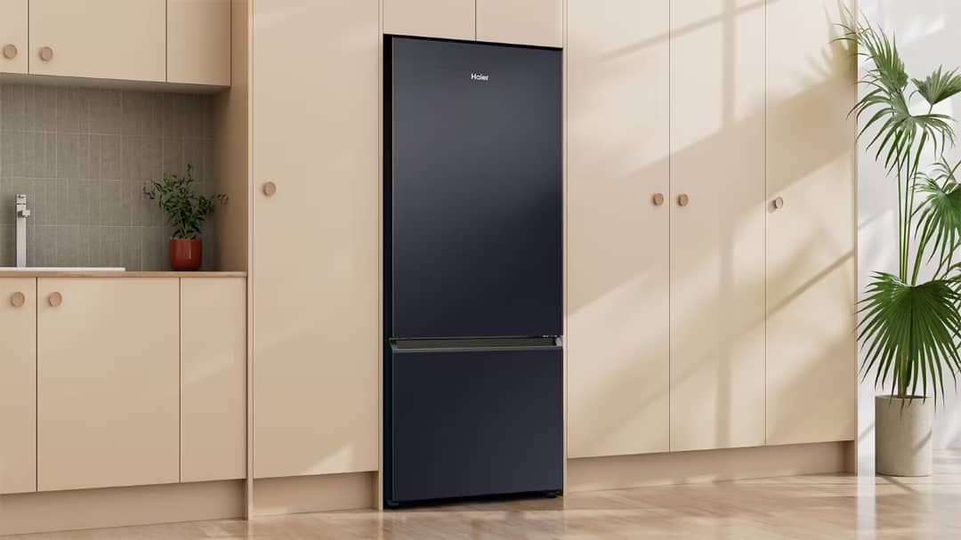 REFRIGERATEUR HAIER COMBINE 3TIROIRS
460LITRES NOIR HRF460BMB