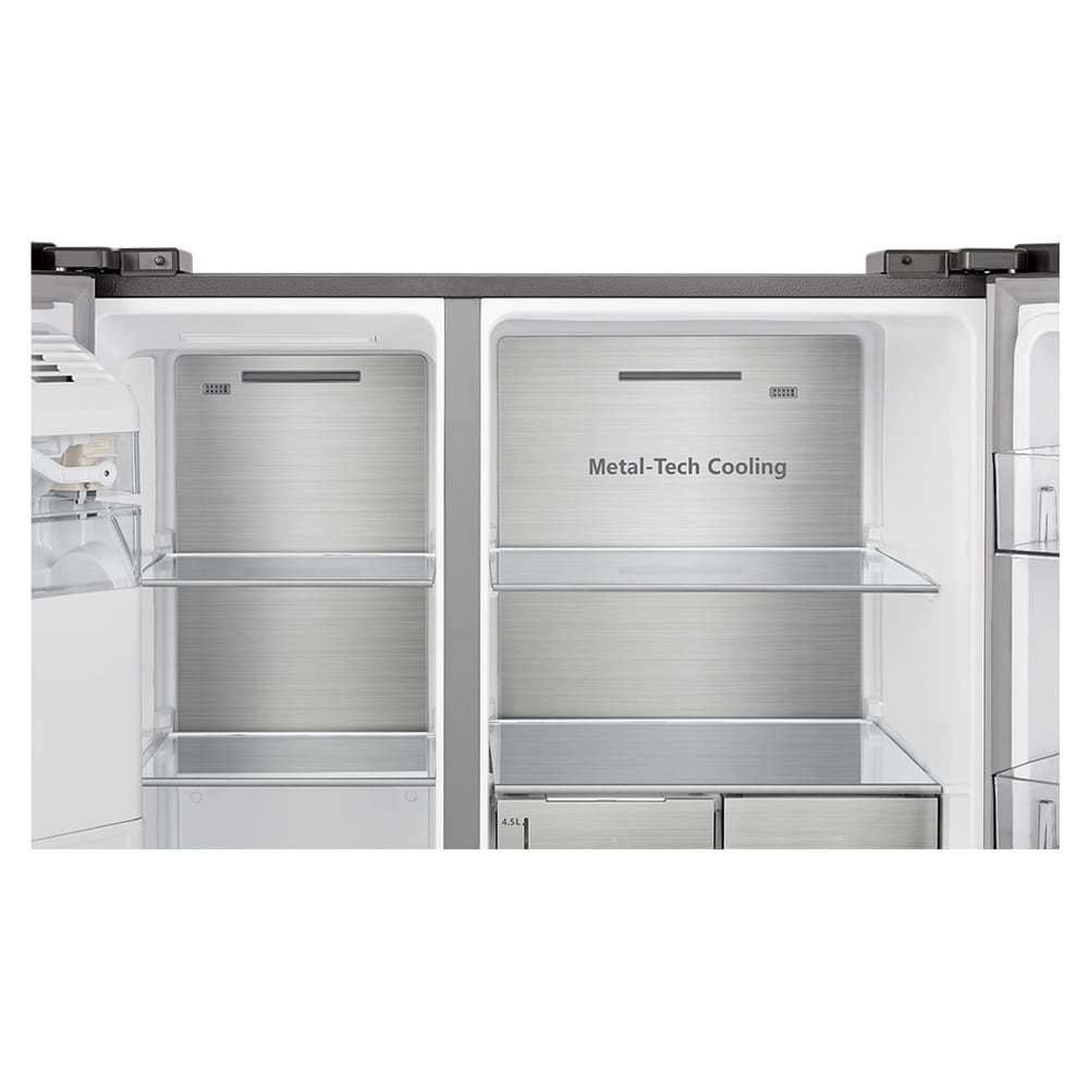 REFRIGERATEUR HISENSE SIDE BY SIDE 4PORTES
628L AVEC FONTAINE INVERTER WIFI INOX
RS82WS4S