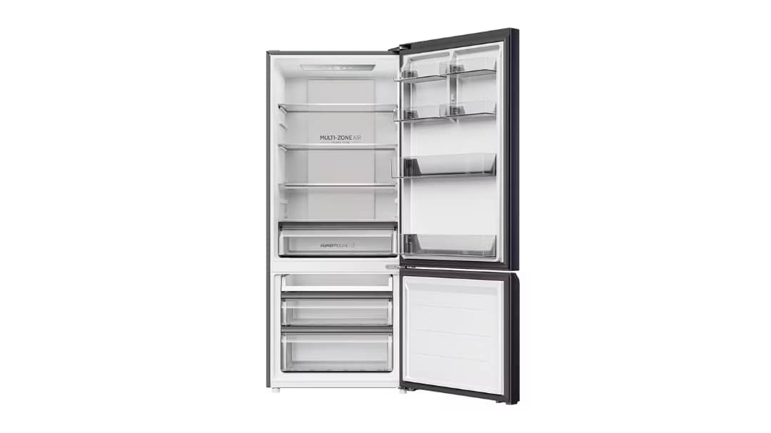 REFRIGERATEUR HAIER COMBINE 3TIROIRS
460LITRES NOIR HRF460BMB