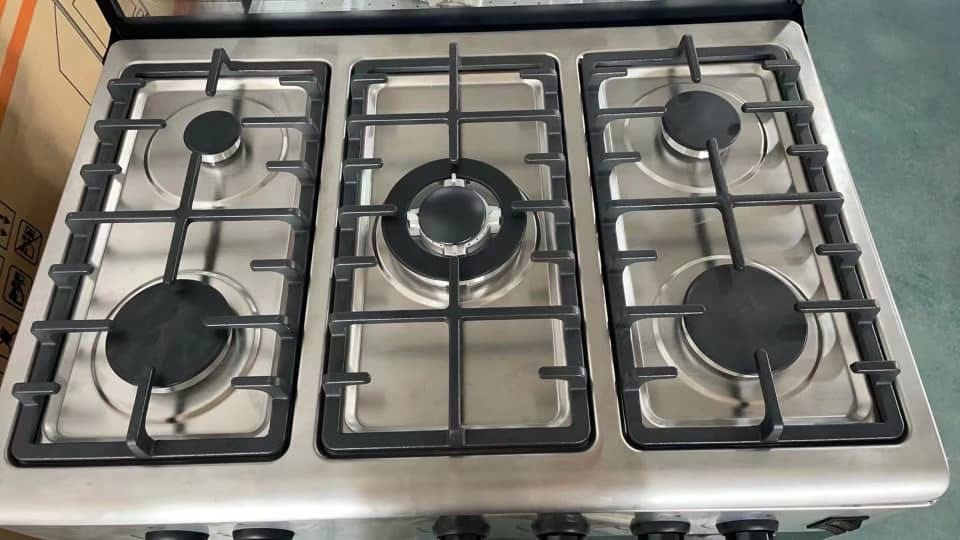 CUISINIERE TECHNOLUX 5FEUX 80X60 A GAZ
INOX TEC80