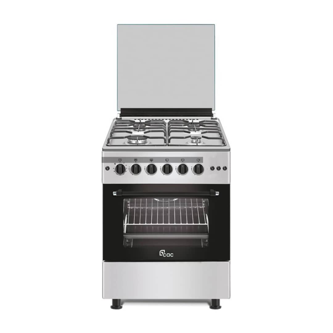 CUISINIERE CAC 4FEUX 60X60 A GAZ INOX
CAC6OF