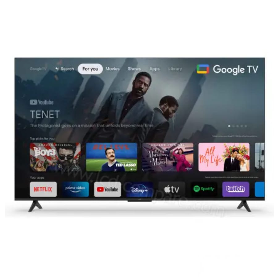 TELEVISEUR TCL 75" SMART GOOGLE TV 4K
75P755