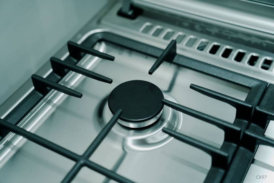 CUISINIERE ASTECH 5FEUX 90X60 A GAZ FULL
OPTION VENTILO+FOUR ELECTRIQUE CK97MS