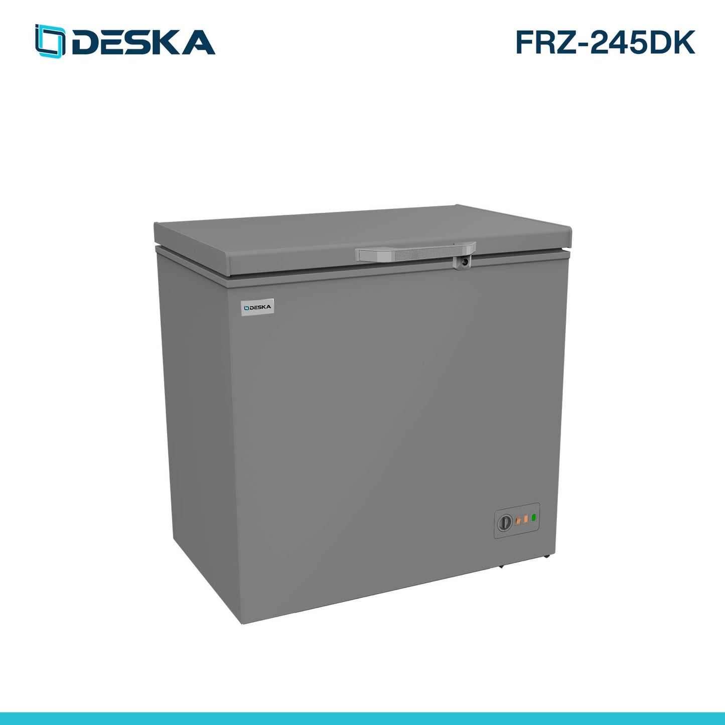 CONGELATEUR DESKA HORIZONTAL 250LITRES
AVEC VITRE GRIS FRZ245DK