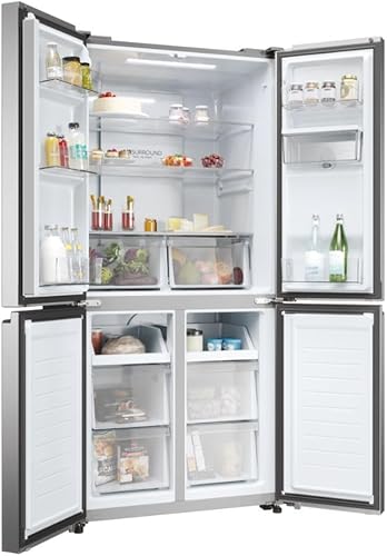 REFRIGERATEUR HAIER SIDE BY SIDE 4PORTES
AVEC FONTAINE GRIS CHR3818EWMM