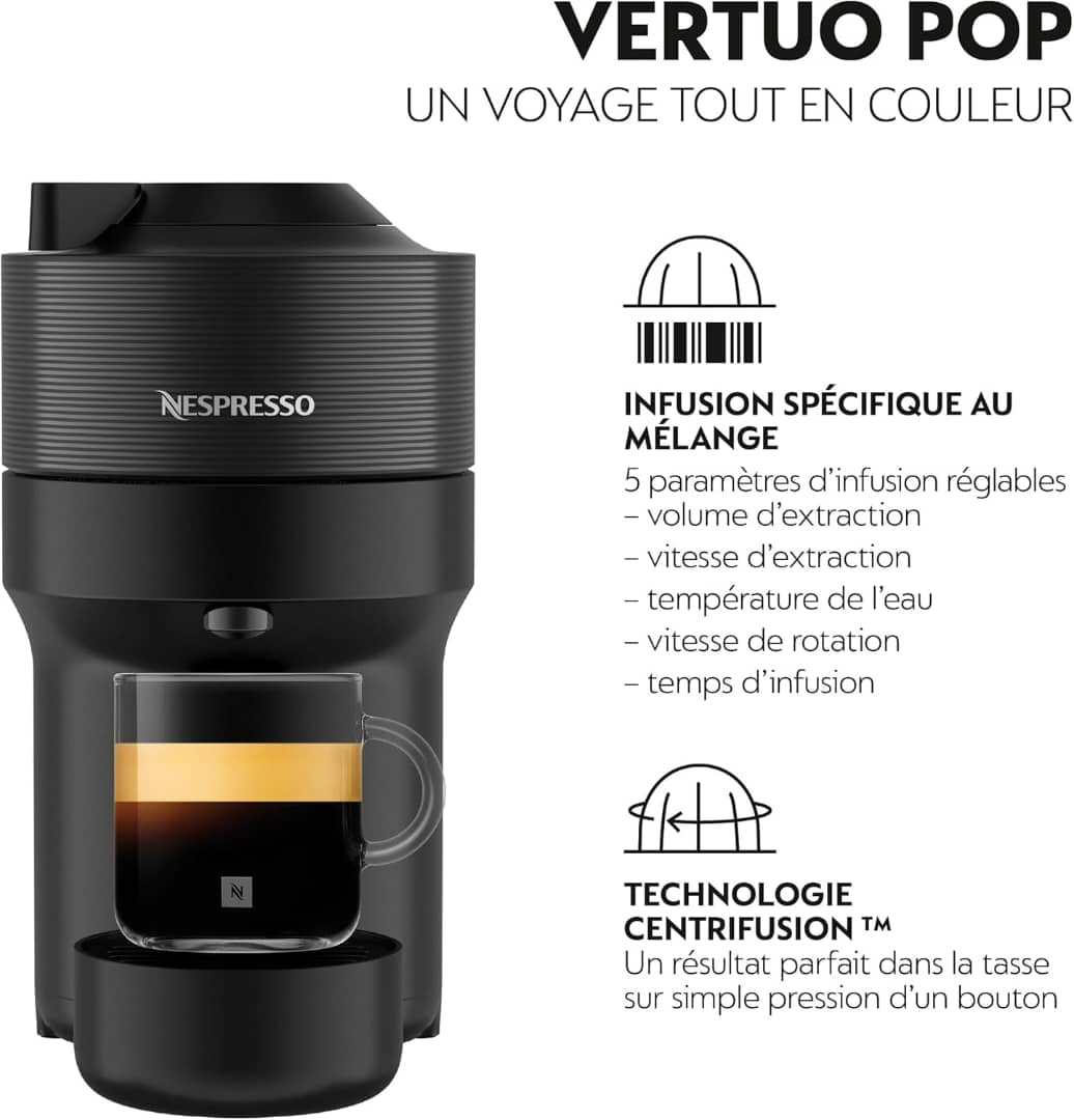 MACHINE A CAFE NESPRESSO DELONGHI
VERTUO NOIR ENV90-B