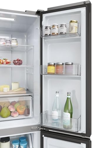 REFRIGERATEUR HAIER SIDE BY SIDE 4PORTES
AVEC FONTAINE GRIS CHR3818EWMM