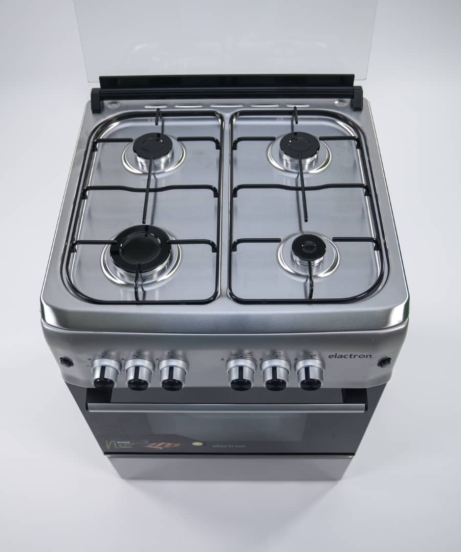 CUISINIERE ELACTRON 4FEUX 60X60 SEMI INOX
EL5757