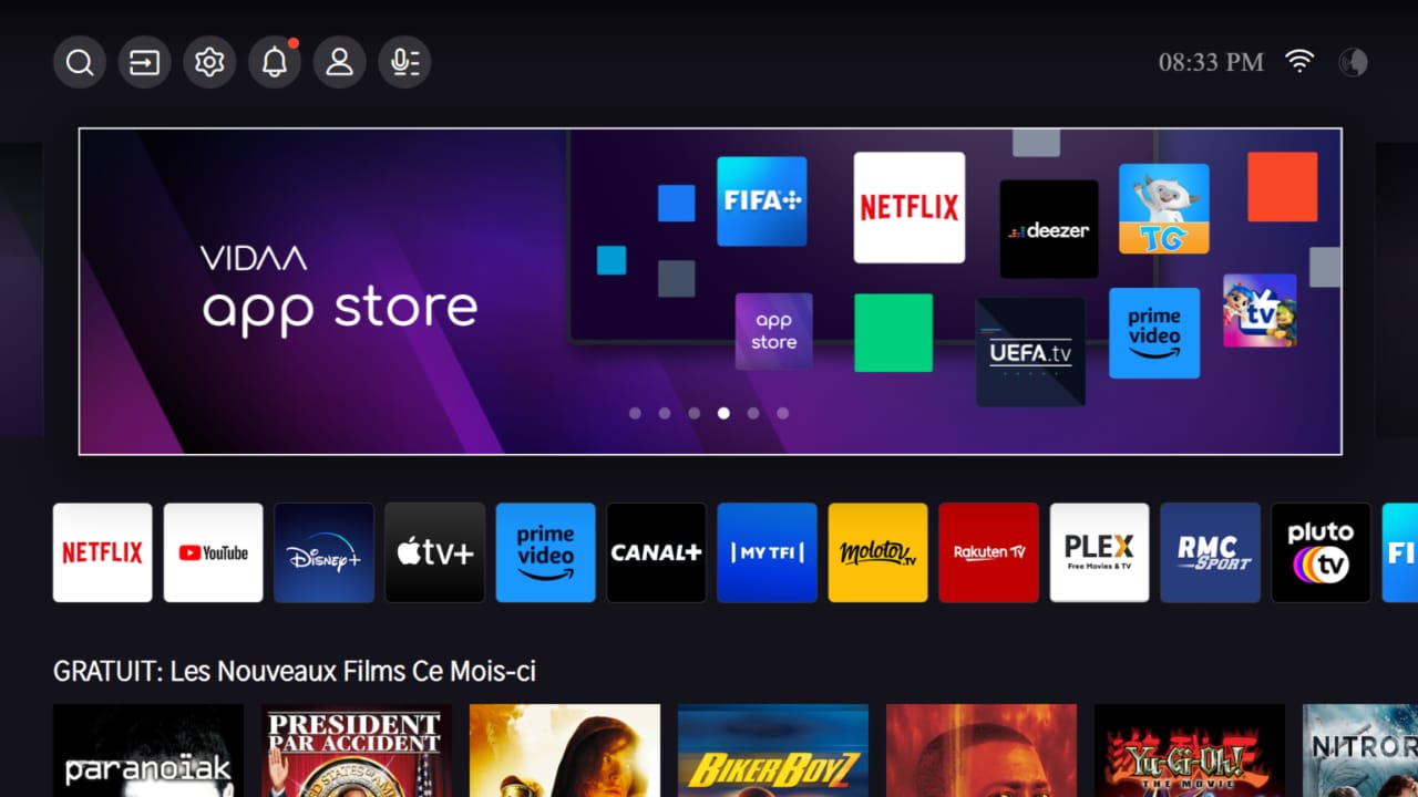 TELEVISEUR HISENSE 100" SMART VIDA ULED
QUANTUM DOT 4K 100U7K