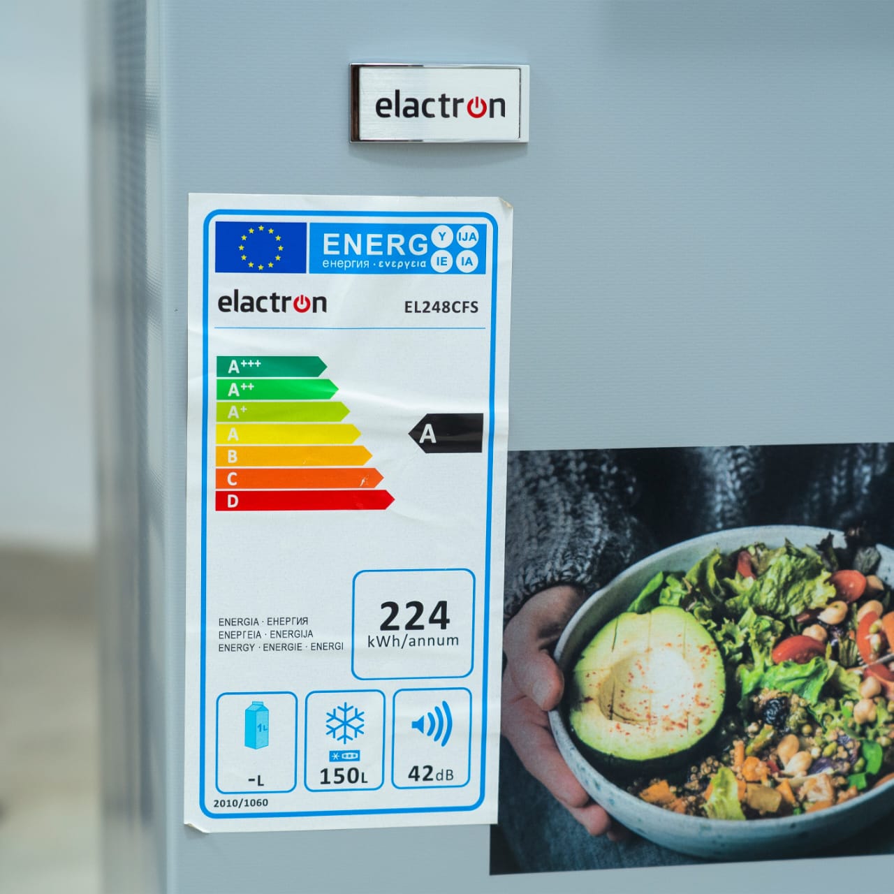 CONGELATEUR ELACTRON HORIZONTAL
150LITRES GRIS EL248CFS