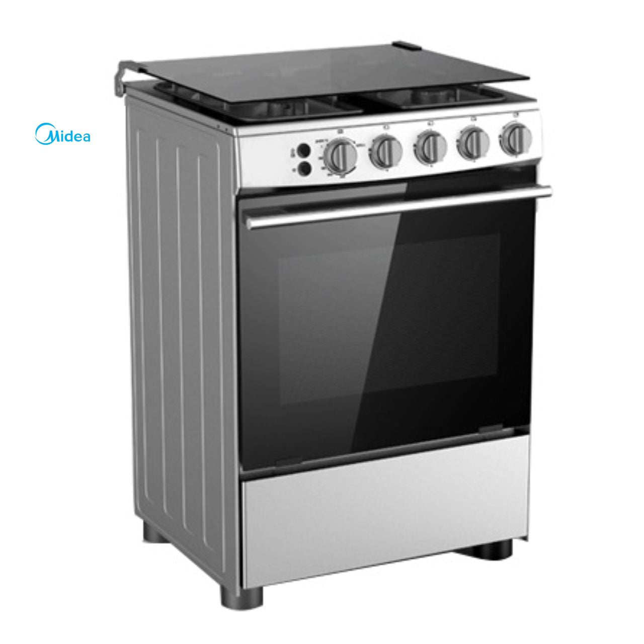 CUISINIERE MIDEA 4FEUX 60X60 INOX
24BMG4G057/059