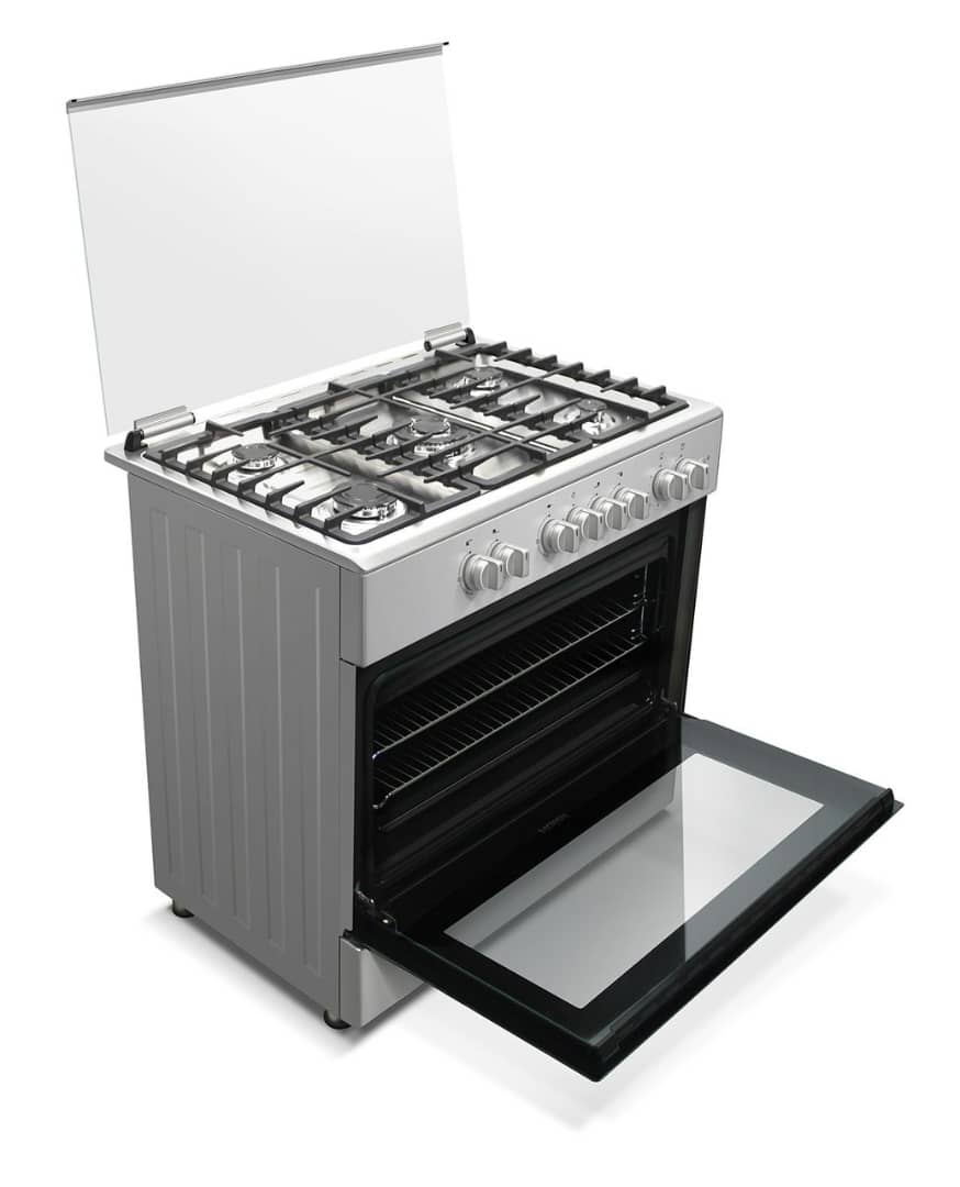 CUISINIERE HAIER 5FEUX 90X60 A GAZ GRIS
HCR6050EGS2