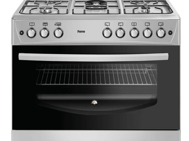 CUISINIERE FERRE 5FEUX 90X60 A GAZ GRIS
F9P50G2DI